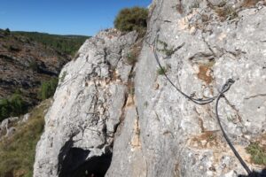 Flanqueo - Ranero II Difícil - Vía Ferrata Huerta de Rey - RocJumper