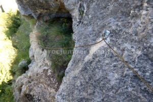 Flanqueo - Vía Ferrata Cueva de San Marcos - Nalda - RocJumper