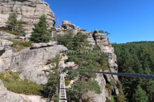 Puente colgante Aranda - Vía Ferrata Cuerda la Graja - Duruelo de la Sierra - RocJumper