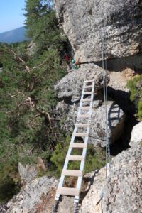 Puente Colgante - Vía Ferrata Cuerda la Graja - Duruelo de la Sierra - RocJumper