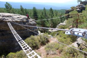 Puente colgante San Marcos - Vía Ferrata Cuerda la Graja - Duruelo de la Sierra - RocJumper