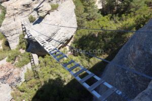 Puente Colgante - Vía Ferrata Cuerda la Graja - Duruelo de la Sierra - RocJumper