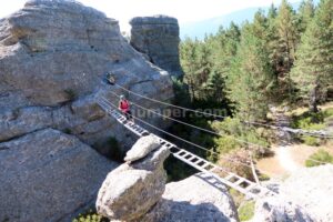 Puente Colgante - Vía Ferrata Cuerda la Graja - Duruelo de la Sierra - RocJumper