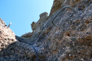 Flanqueo - Vía Ferrata Cuerda la Graja - Duruelo de la Sierra - RocJumper