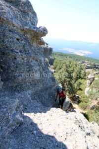 Flanqueo - Vía Ferrata Cuerda la Graja - Duruelo de la Sierra - RocJumper