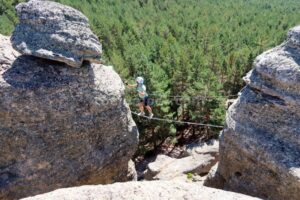 Puente Mono - Vía Ferrata Cuerda la Graja - Duruelo de la Sierra - RocJumper