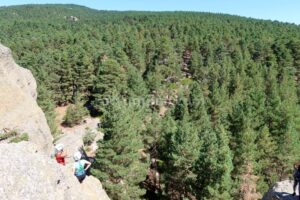 Tirolina - Vía Ferrata Cuerda la Graja - Duruelo de la Sierra - RocJumper