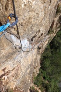 Flanqueos - Vía Ferrata Harri-Gorri - Sobrón - RocJumper