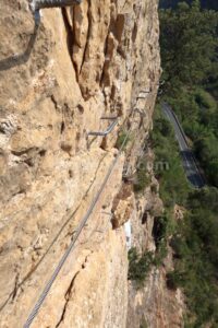 Flanqueos - Vía Ferrata Harri-Gorri - Sobrón - RocJumper