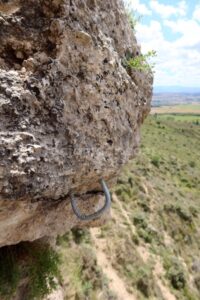 Flanqueos Desplome Tramo 2 - Vía Ferrata Miraveche-Silanes - RocJumper