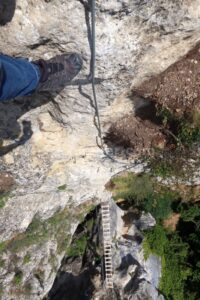 Puente Colgante Tramo 1 - Vía Ferrata Miraveche-Silanes - RocJumper