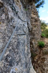 Flanqueo Descenso Tramo 1 - Vía Ferrata Miraveche-Silanes - RocJumper