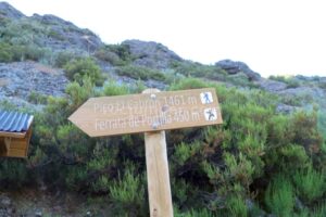 Cartel aproximación - Vía Ferrata Pico Cabrón - Portilla de la Reina - RocJumper