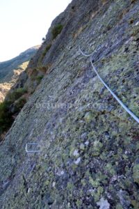 Flanqueo - Vía Ferrata Pico Cabrón - Portilla de la Reina - RocJumper