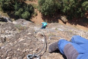 Largo 1 - Vía Ferrata Camaleño - Los Llanos - RocJumper