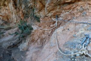 Flanqueo Diagonal - Vía Ferrata Confinamiento (Ribafrecha, La Rioja)