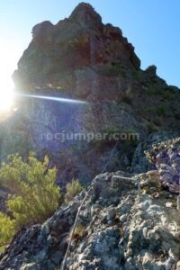 Resaltes - Vía Ferrata Pico Cabrón - Portilla de la Reina - RocJumper