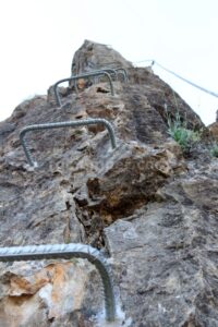 Vertical y Desplome - Vía Ferrata Lombera - Arnedillo - RocJumper