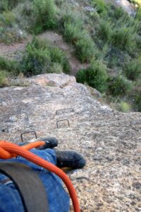 Tramo 2 Vertical - Vía Ferrata Confinamiento (Ribafrecha, La Rioja)