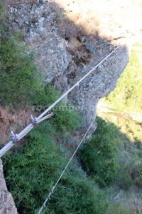 Puente Mono 2 - Vía Ferrata Confinamiento (Ribafrecha, La Rioja)