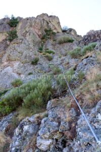 Diagonal - Vía Ferrata Pico Cabrón - Portilla de la Reina - RocJumper