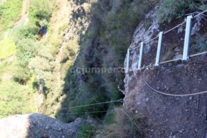 Escalera Electron - Vía Ferrata Confinamiento (Ribafrecha, La Rioja)