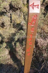 Palo indicador - Vía Ferrata Camaleño - Los Llanos - RocJumper