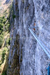 Flanqueo - Vía Ferrata Valdetorno Sabero - RocJumper