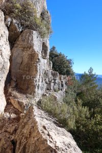 Flanqueo - Vía Ferrata Ivet La Rabiosa - Rojalons - RocJumper