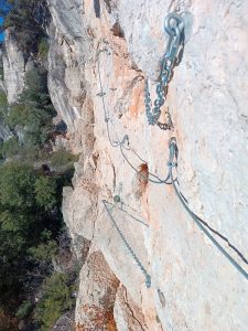 Mini Puentes de Cadenas - Vía Ferrata Ivet La Rabiosa - Rojalons - RocJumper