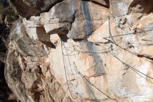 Mini Puente de Cadenas - Vía Ferrata Ivet La Rabiosa - Rojalons - RocJumper