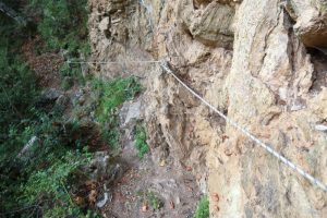 Cuerda fija - Vía Ferrata Vidosa por el Espolón - Vidosa Multiaventura - Ponga - RocJumper