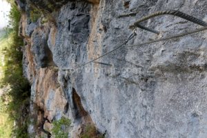 Flanqueo - Vía Ferrata Vidosa - Vidosa Multiaventura - Ponga - RocJumper