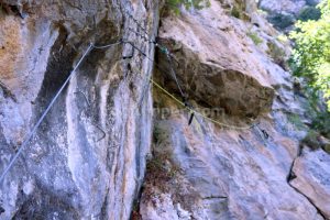 Tirolina - Vía Ferrata Seu de la Paparrasolla - Vidosa Multiaventura - Ponga - RocJumper