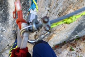 Tirolina - Vía Ferrata Seu de la Paparrasolla - Vidosa Multiaventura - Ponga - RocJumper