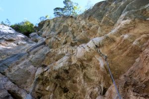 Desplome 4 - Vía Ferrata Seu de la Paparrasolla - Vidosa Multiaventura - Ponga - RocJumper 