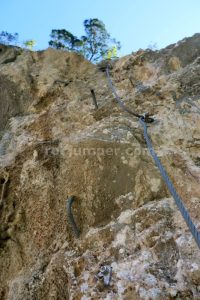 Desplome 5 - Vía Ferrata Seu de la Paparrasolla - Vidosa Multiaventura - Ponga - RocJumper 