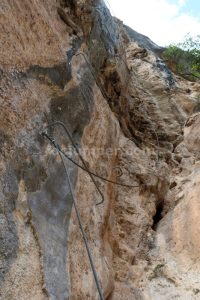 Flanqueo Roca - Vía Ferrata Peñarruscos - La Hermida - RocJumper