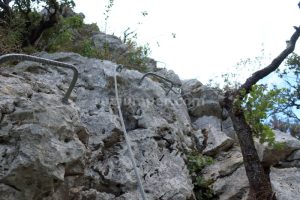 Flanqueo - Vía Ferrata Escalera al Cielo - La Hermida - RocJumper