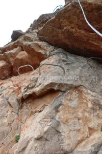 Tramo 2 Desplome - Vía Ferrata Sants de la Pedra - La Vall d'Uixó - RocJumper