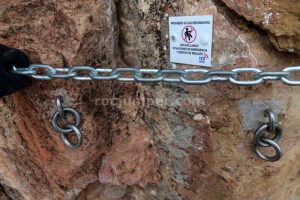 Tramo 4 Reunión rescate - Vía Ferrata Sants de la Pedra - La Vall d'Uixó - RocJumper