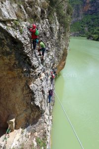 Puente Nepalí - Vía Ferrata Paret de les Arcades - Llimiana - RocJumper