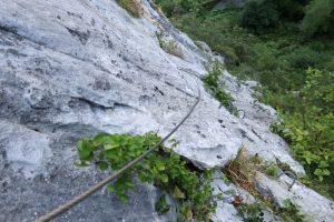 Flanqueo - Vía Ferrata Socueva - Arredondo - RocJumper