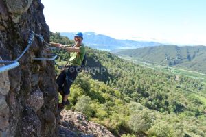Tramo 3 Flanqueo - Vía Ferrata Roca Foradada - Llimiana - RocJumper