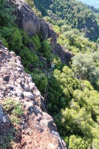 Tramo 3 Vertical - Vía Ferrata Roca Foradada - Llimiana - RocJumper