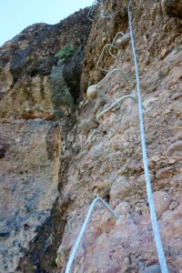 Tramo 3 Desplome 2 - Vía Ferrata Roca Foradada - Llimiana - RocJumper