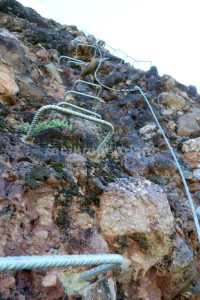 Tramo 4 Vertical - Vía Ferrata Roca Foradada - Llimiana - RocJumper