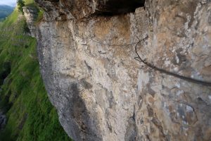 Flanqueos - Vía Ferrata La Concha - San Roque de Riomiera - RocJumper