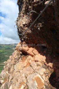 Tramo 4 Flanqueo K4 - Vía Ferrata Roca Foradada - Llimiana - RocJumper