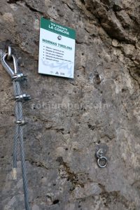 Tirolina - Vía Ferrata La Concha - San Roque de Riomiera - RocJumper